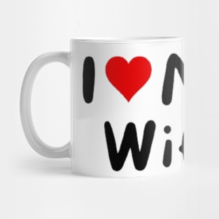 I love my wife - I heart my wife Mug